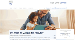 Desktop Screenshot of connect.mayoclinic.org
