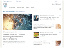 Tablet Screenshot of newsnetwork.mayoclinic.org